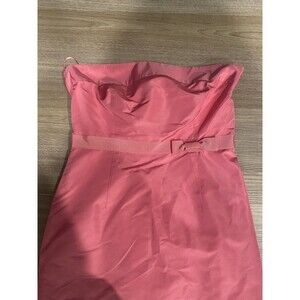 J.Crew Pink Bow Dress Size 10 Silk Acetate Women Sleeveless Size 10